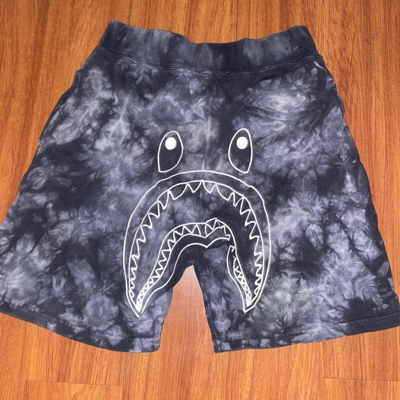 bape tie dye shorts