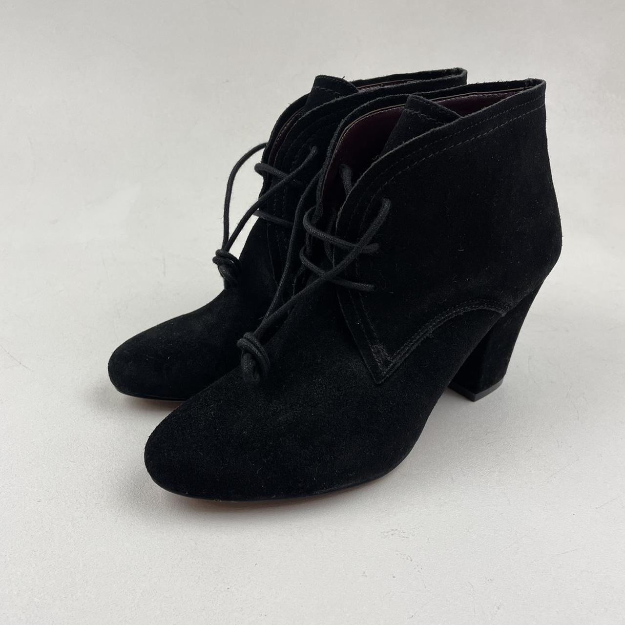 Product Image 1 - BCBGENERATION Suede Black Ankle Bootie