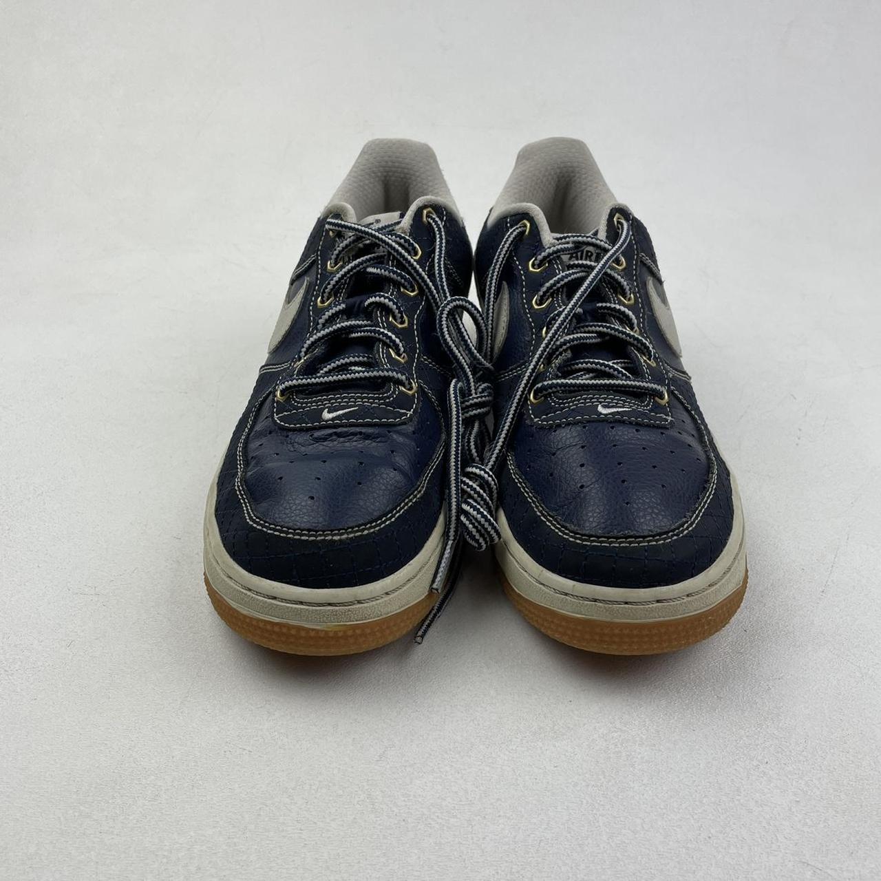 Nike Air Force 1 Premium Shoes Size 7.5 Obsidian Gum... - Depop