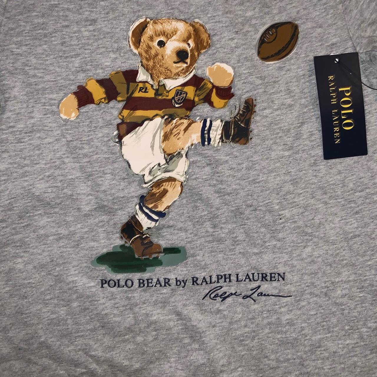 polo bear kicking football