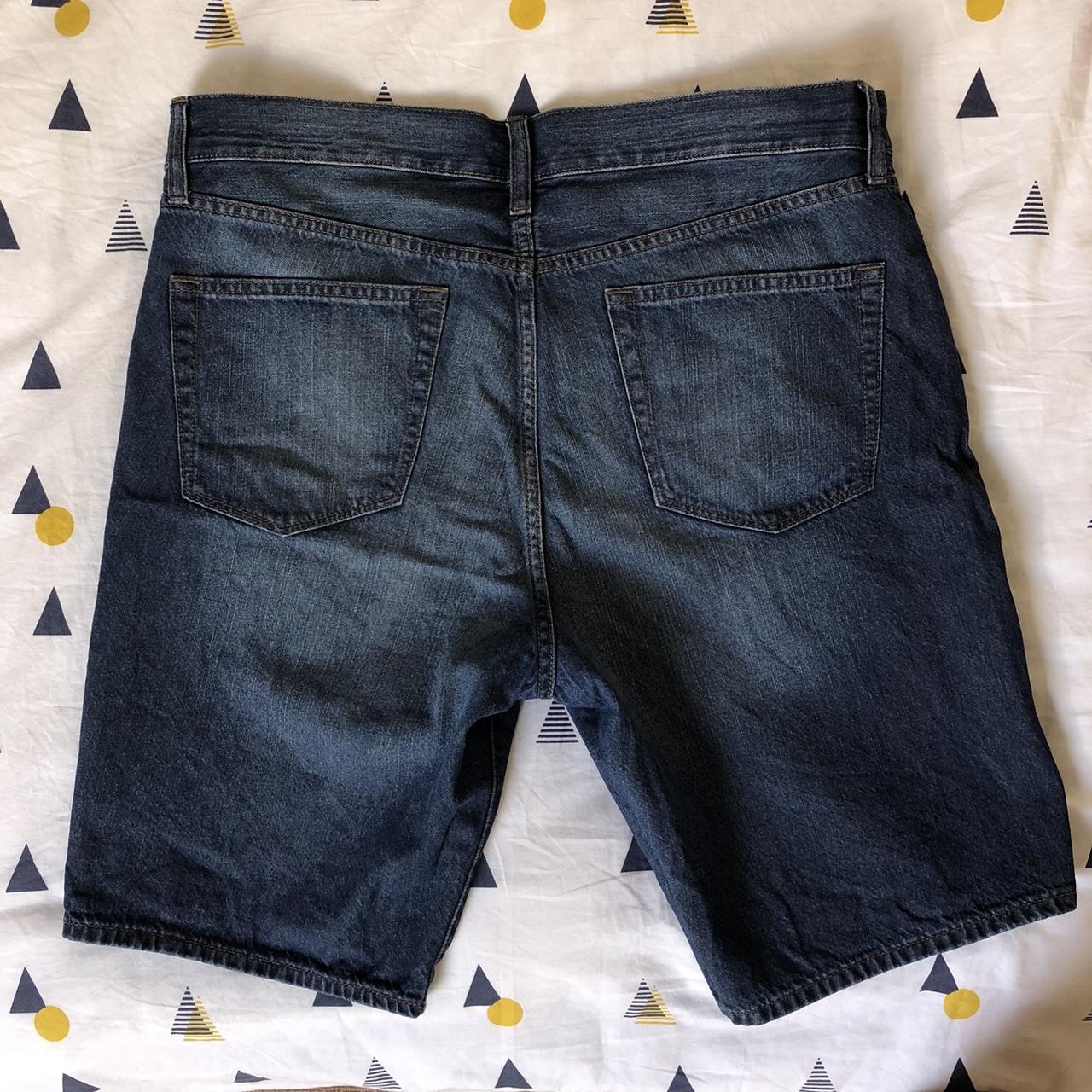 Uniqlo denim shorts mens hotsell