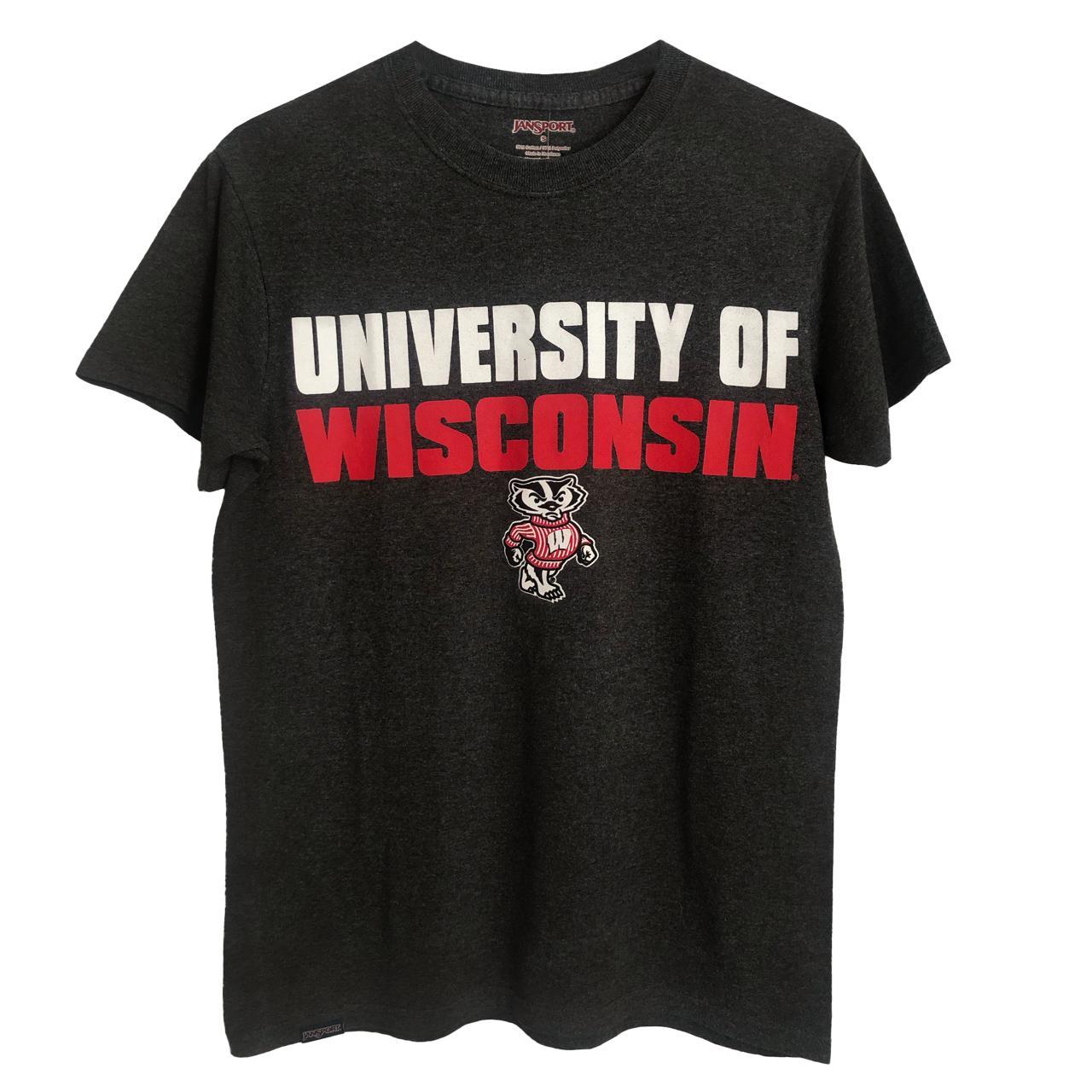 University of Wisconsin tee-shirt Category:... - Depop