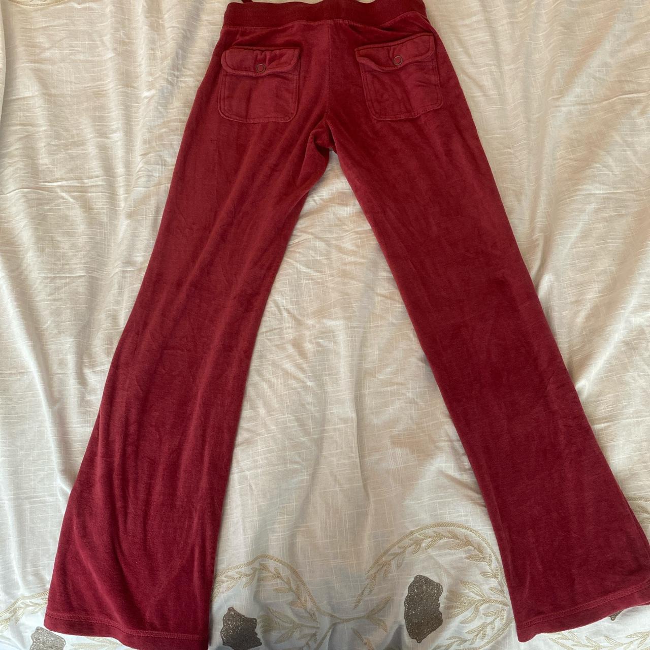 Super soft and comfy Velvet track pant in dark pink... Depop