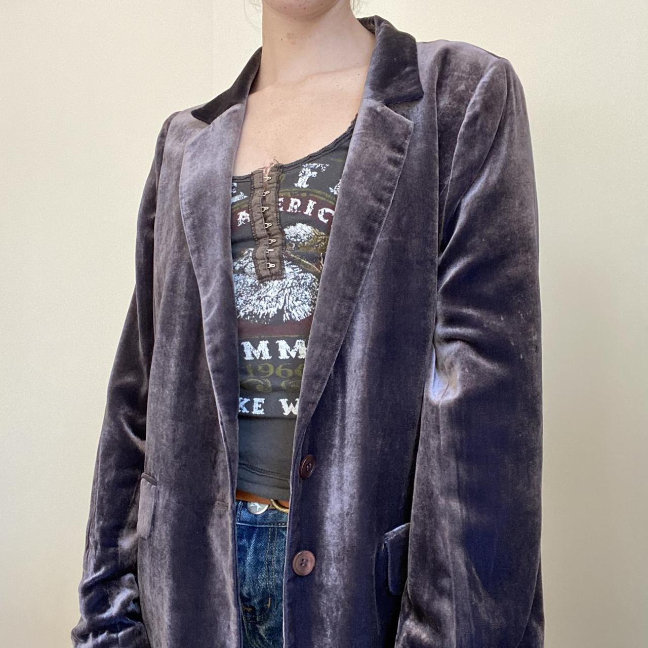 NOT FOR SALE, Silk viscose blend velvet blazer!