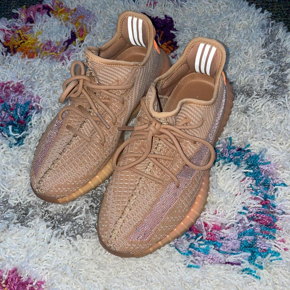 Yeezy Boost 359 V2 Clay orange salmon color neon. Depop