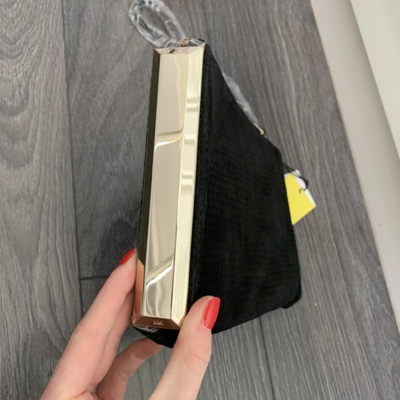 Karen millen gold deals clutch bag