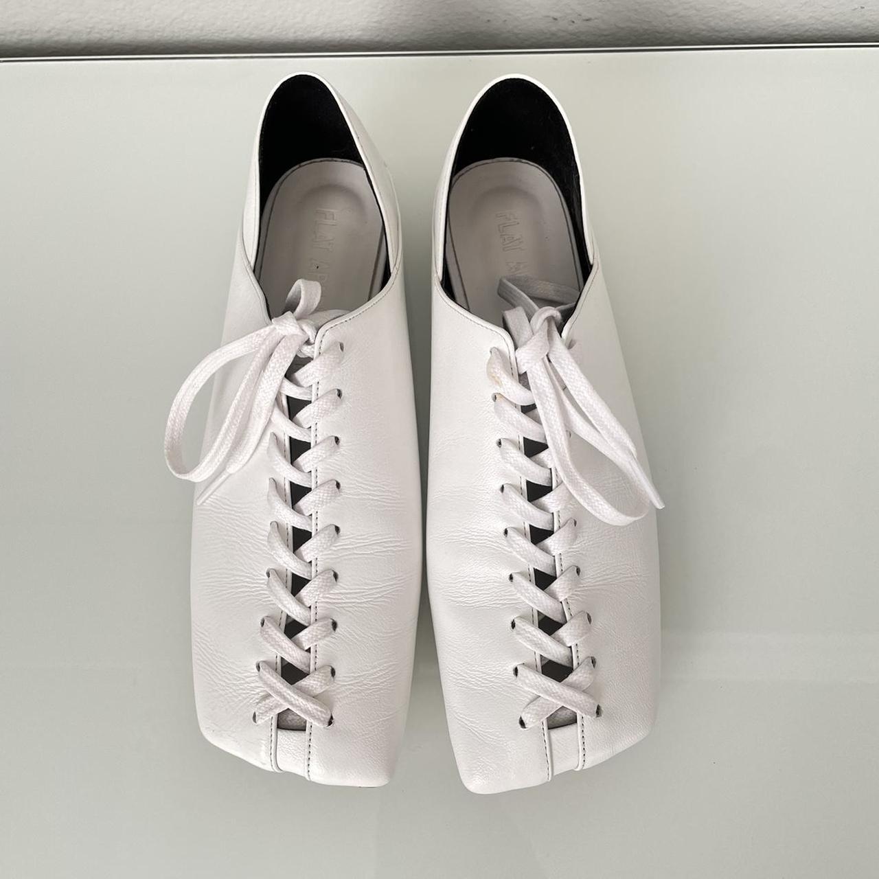 Women's White Ballet-shoes (3)