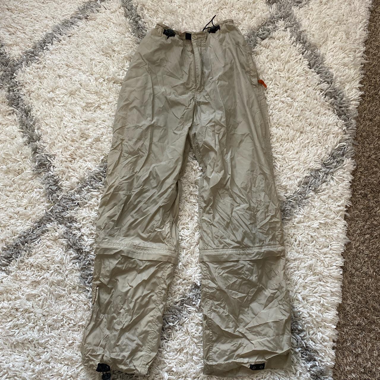 vintage khaki hiking climbing cargo pants a cool... Depop