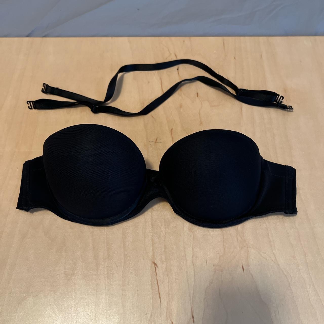 Chantelle padded strapless bra with removable,... Depop