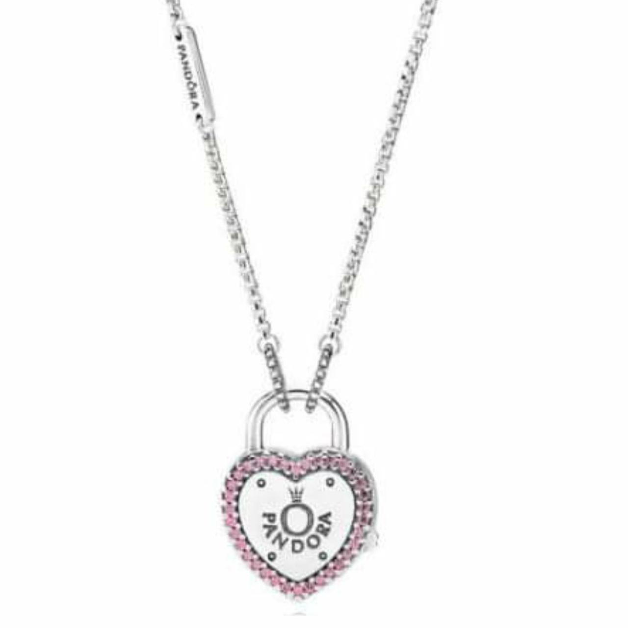 Pandora 'Lock your promise' necklace BRAND NEW NEVER... Depop