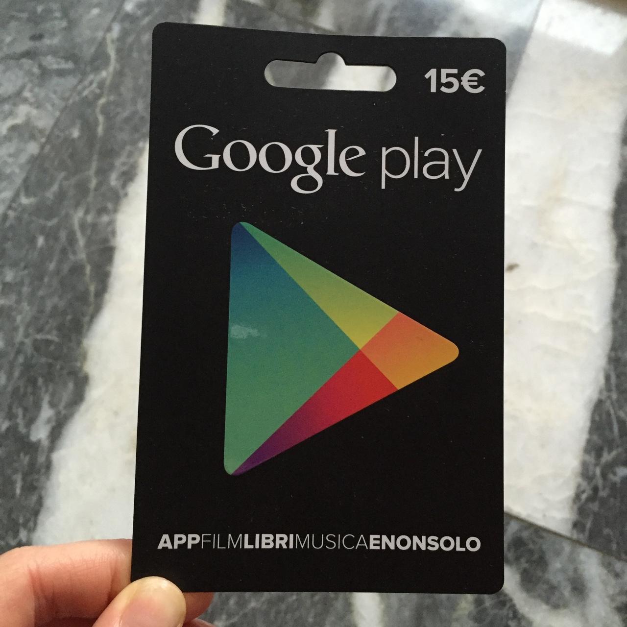 Vendo Carta regalo Google Play per dispositivi - Depop