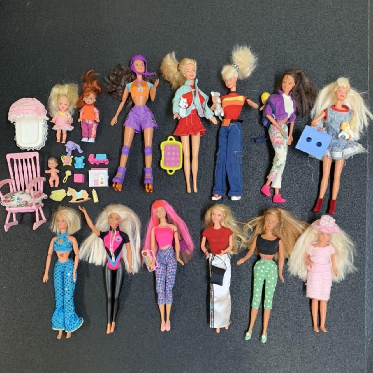 Vintage Styled Barbie Collection with Kelly Dolls | Depop
