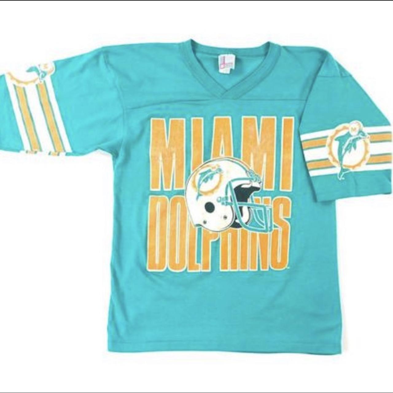 Vintage Miami dolphins shirt $45 shipped Labeled - Depop