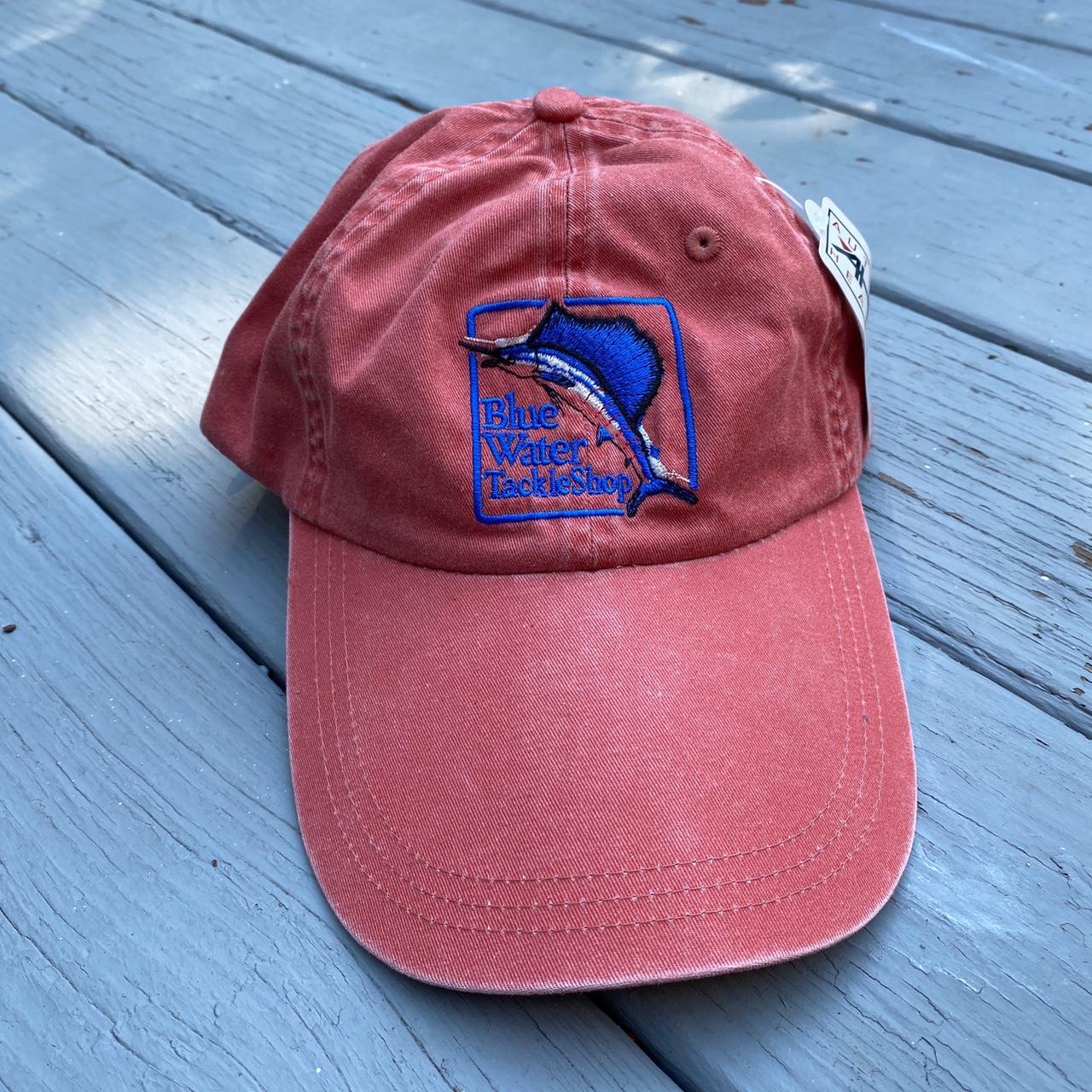 Vintage garment dyed long bill fishing sad hat /... Depop