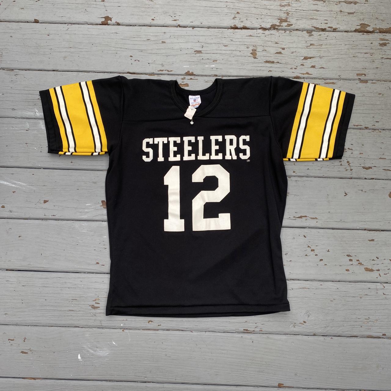 1980's DEADSTOCK Pittsburgh Steelers Jersey -... - Depop