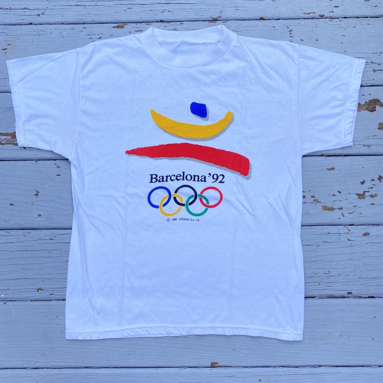 Vintage 1992 Barcelona Olympics t-shirt / Vintage... - Depop