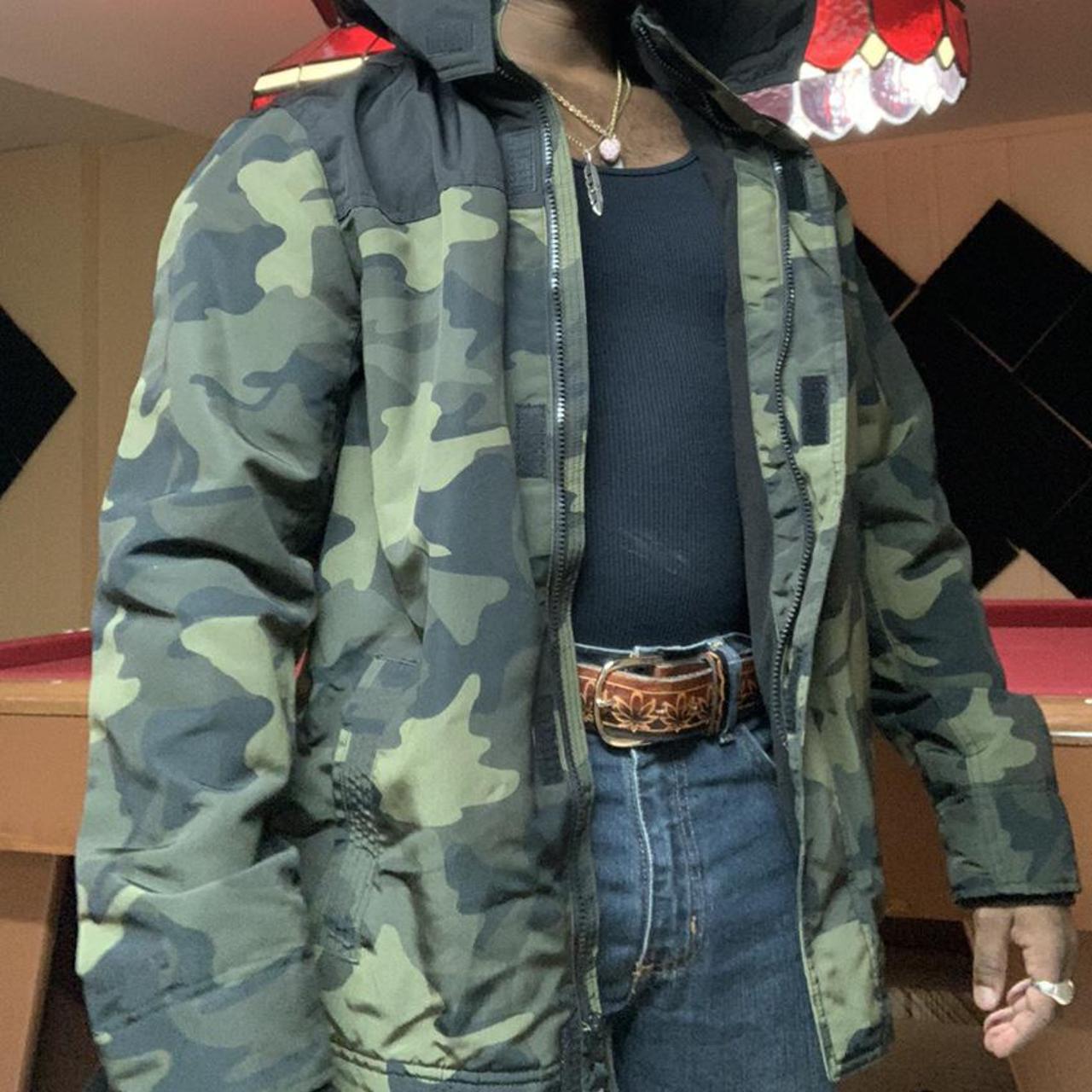 Camo Hollister jacket- Perfect for a