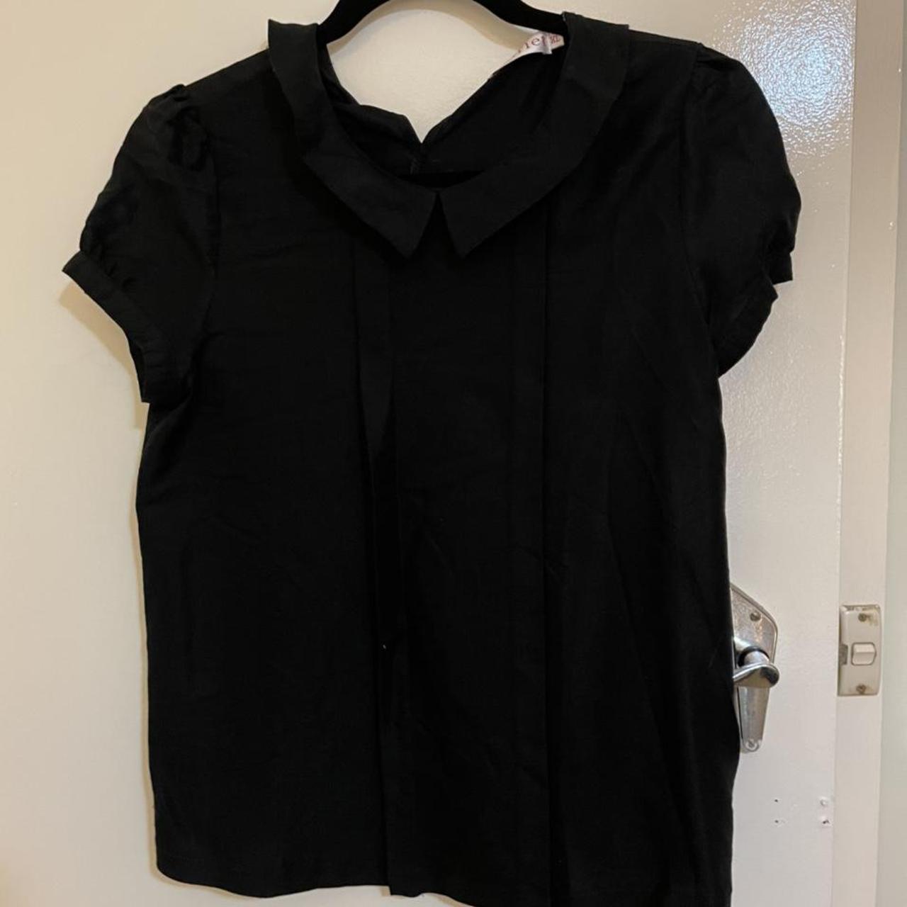 Adorable Y2K blouse! Gives off Wednesday Addams... - Depop