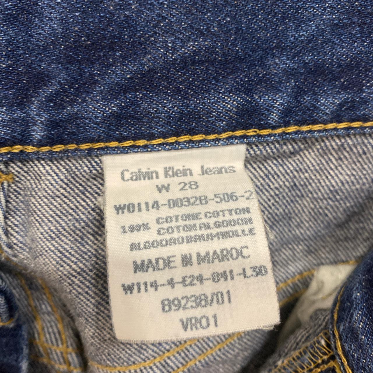 Vintage Calvin Klein high waisted jeans Size 28 Size... - Depop