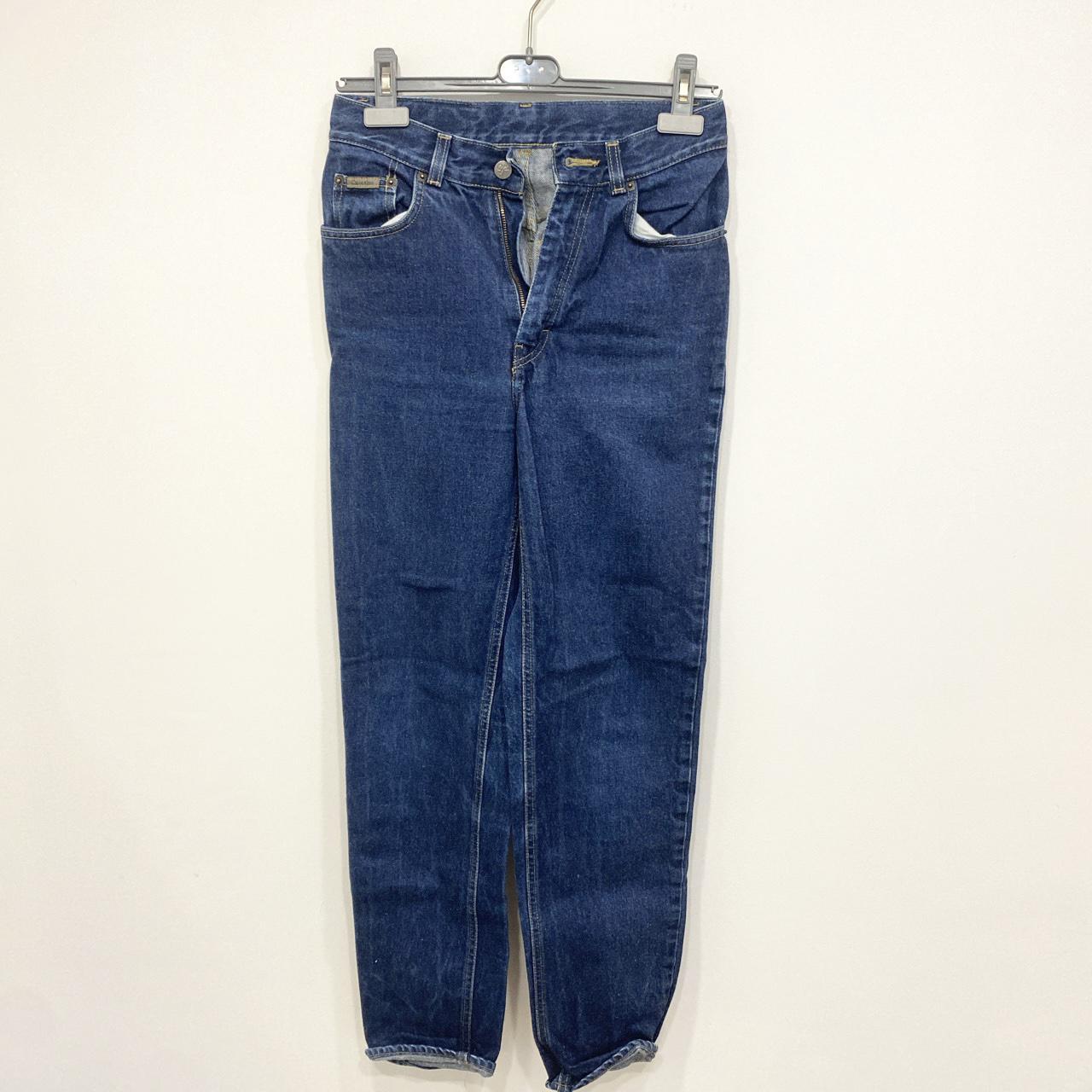 Vintage Calvin Klein high waisted jeans Size 28 Size... - Depop