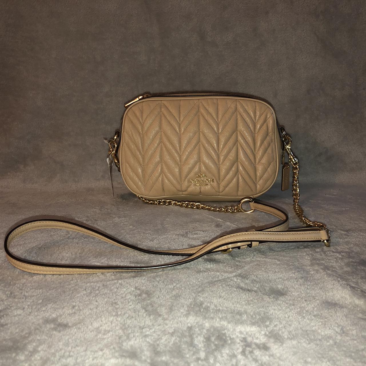 Coach quilted leather isla crossbody purse Never