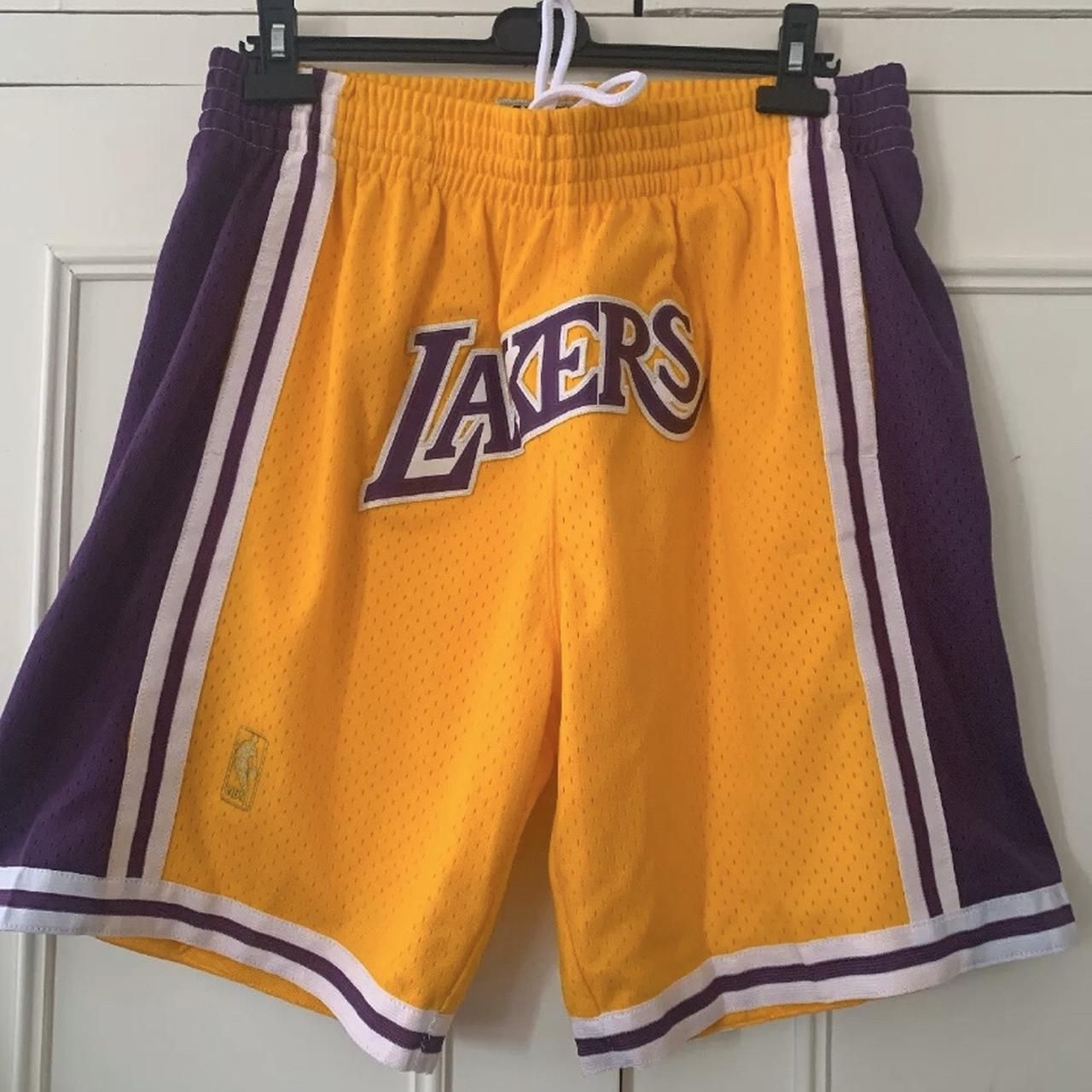 Mitchell And Ness Los Angeles Lakers Shorts Depop