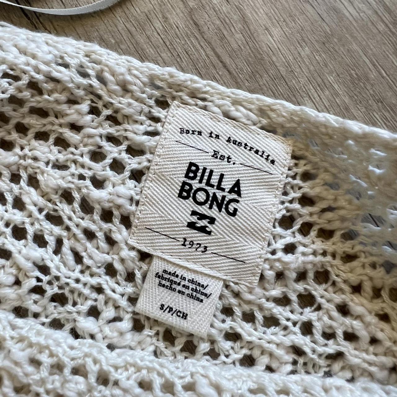 Billabong Chill Out Ivory Loose Knit Sweater Size Depop