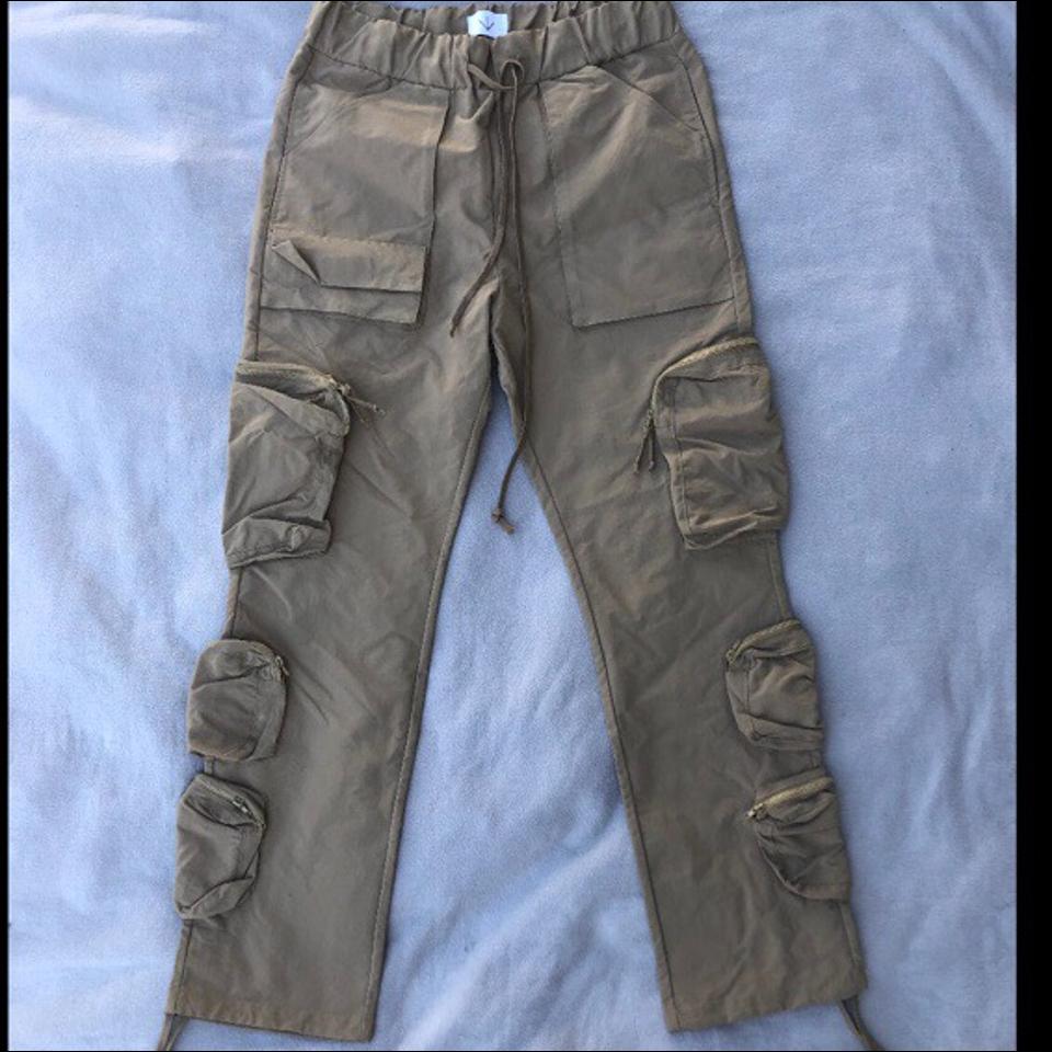 WHO IS JACOV 6 pocket cargo pants Size 28 | medium... - Depop