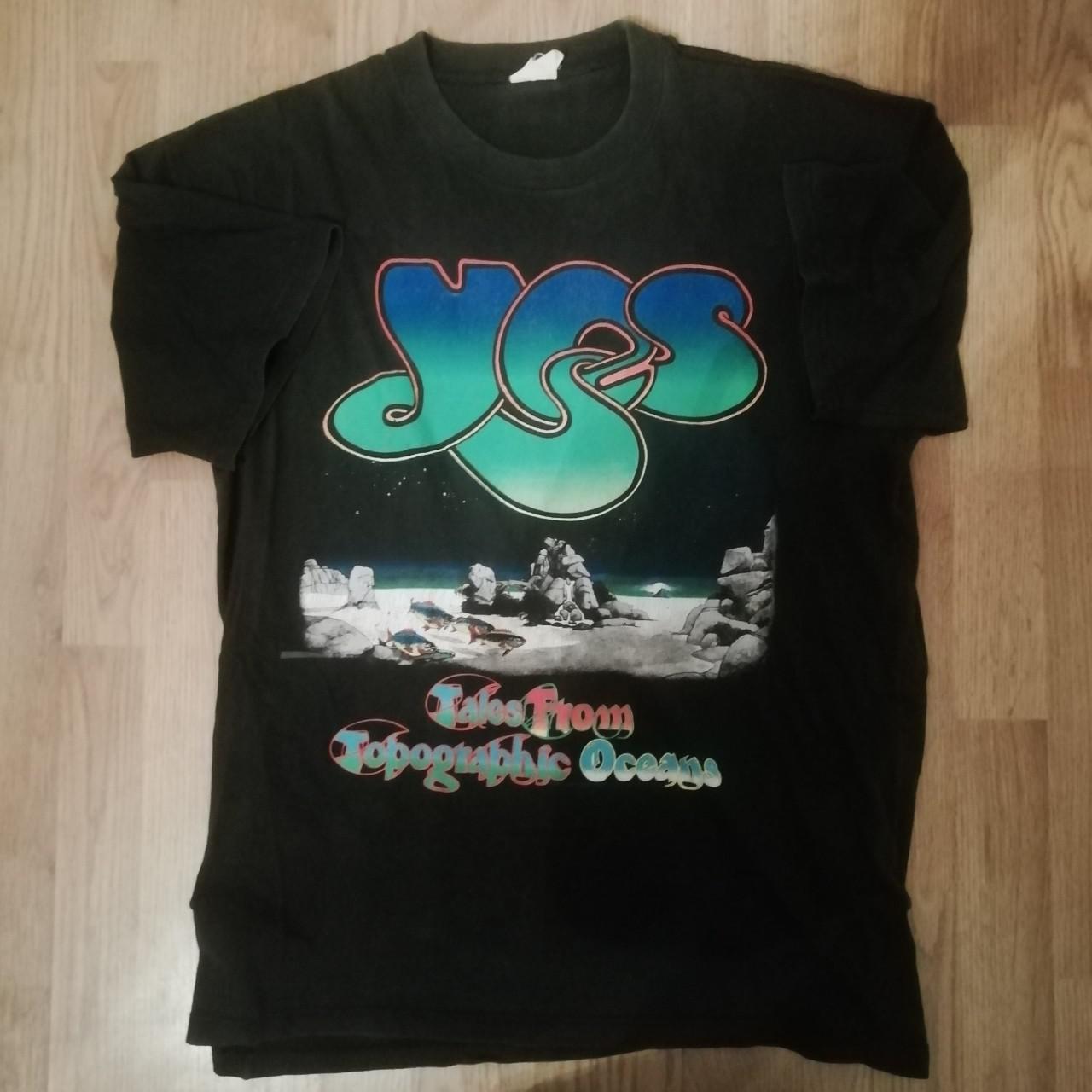 yes tales from the topographic oceans tour t shirt...