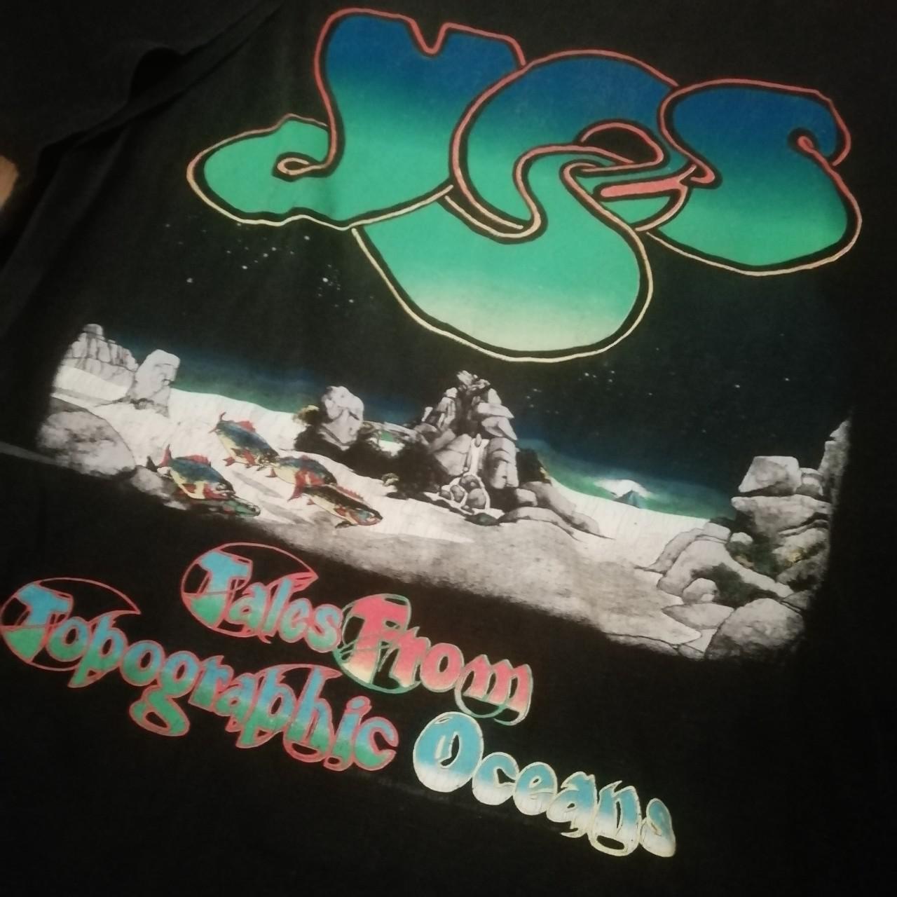 yes tales from the topographic oceans tour t shirt...