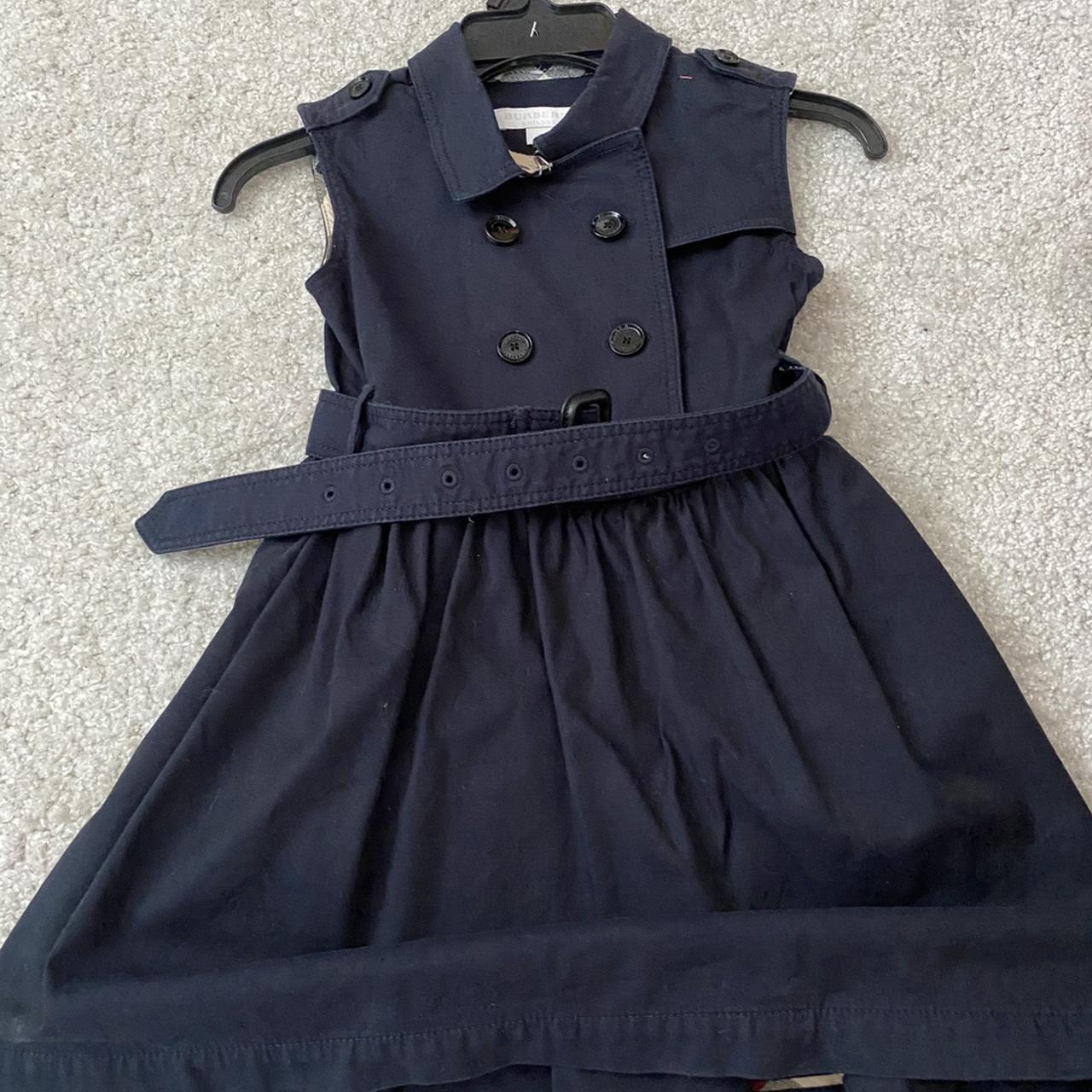 Girls Burberry trench dress with Age