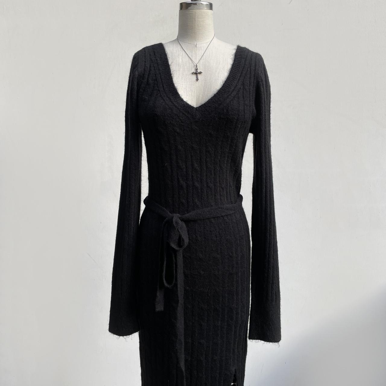 goth sweater dress