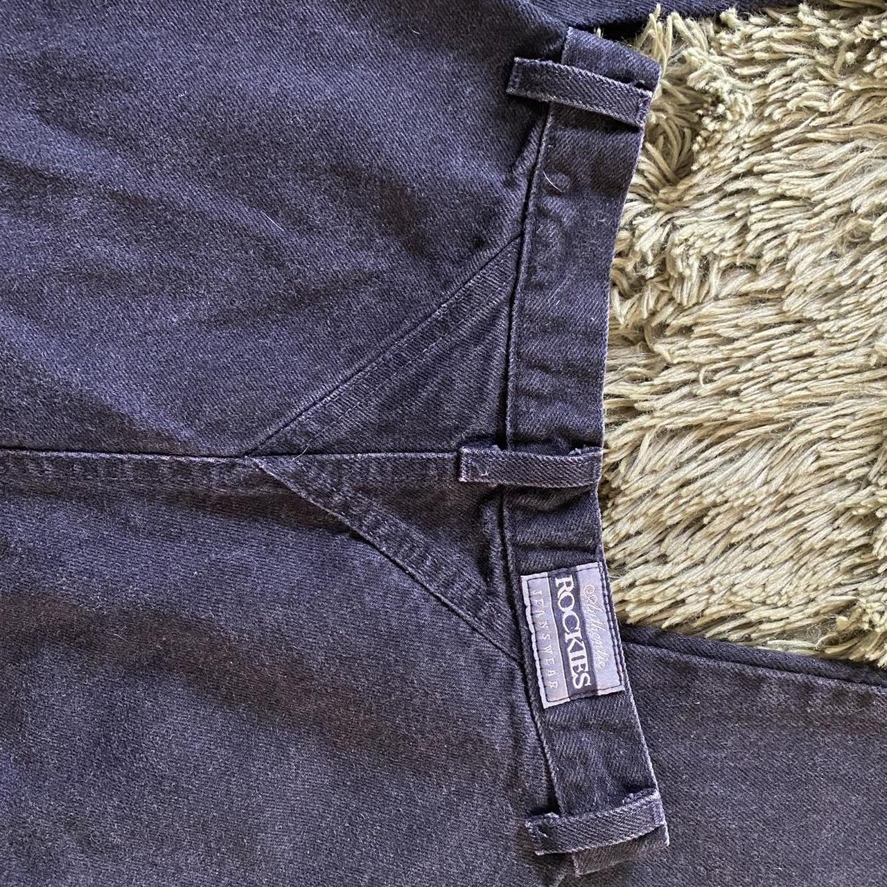 Classic 80’s black Rockies jeans, Near perfect