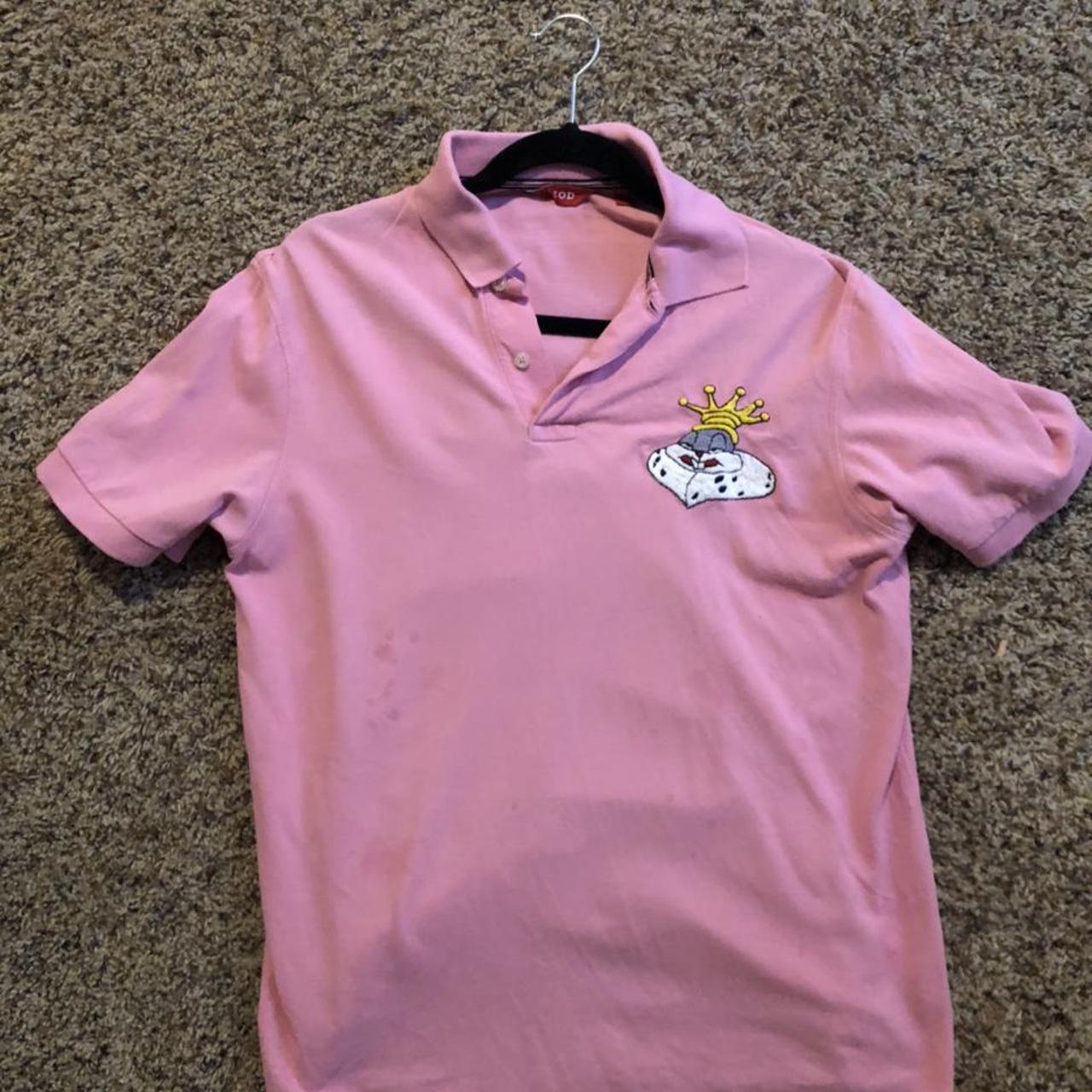 Izod Men's Pink Polo-shirts | Depop