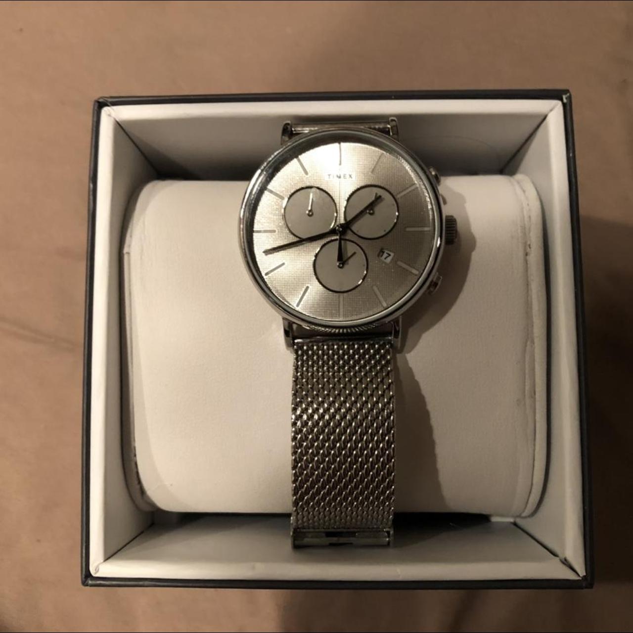 Silver Timex Watch #timex #timepiece #watch... - Depop