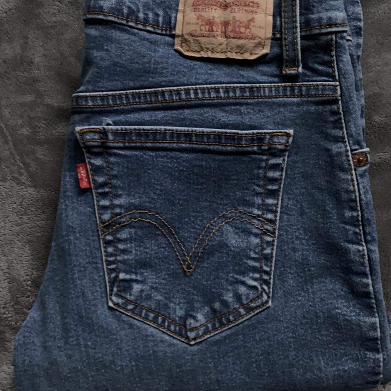 Vintage Levi’s relaxed bootcut jeans. Medium... - Depop