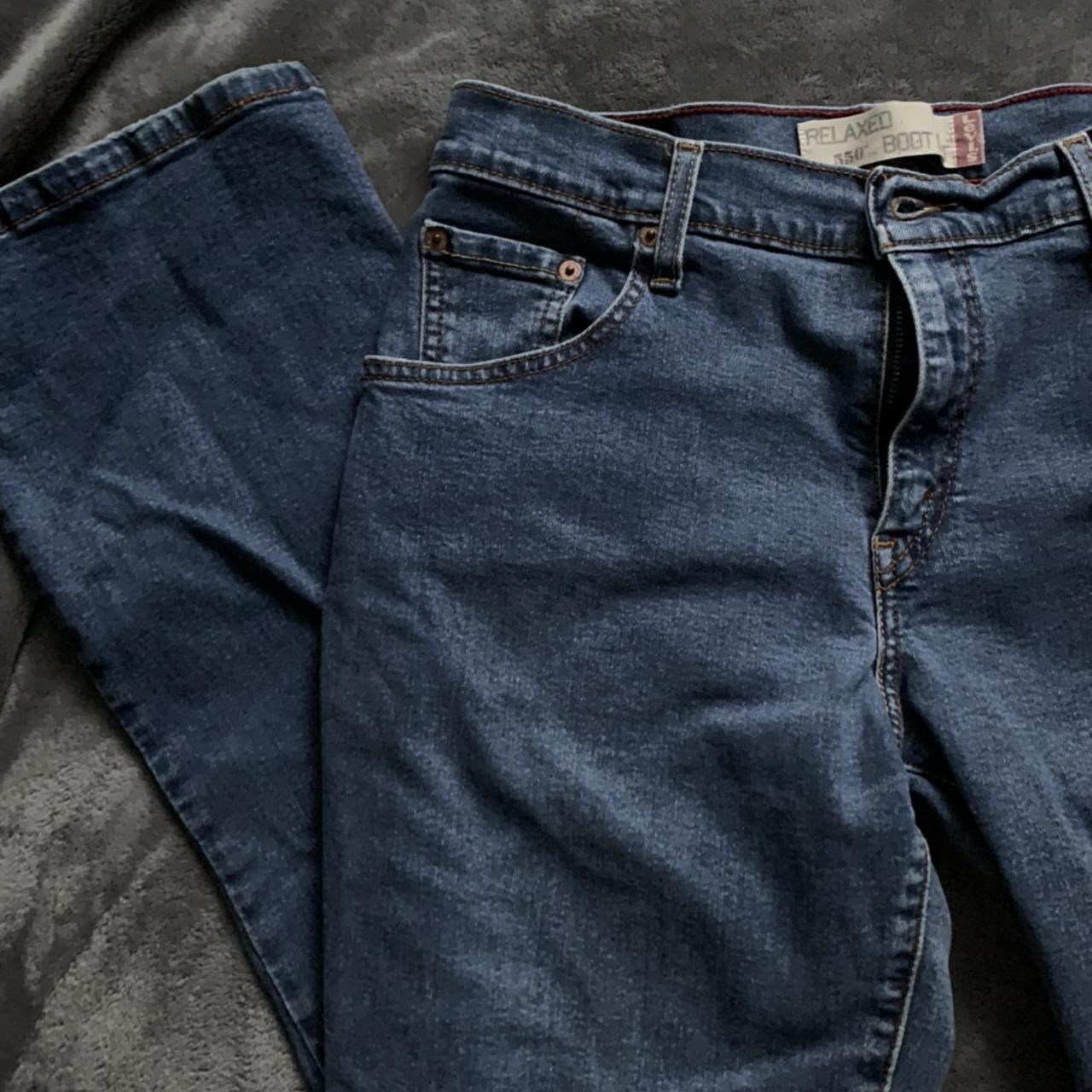 Vintage Levi’s relaxed bootcut jeans. Medium... - Depop