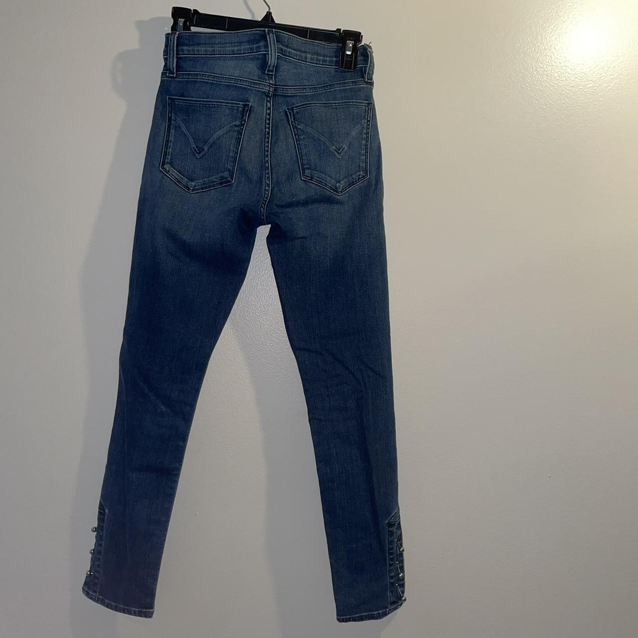 Hudson Jeans Women's Blue Jeans | Depop