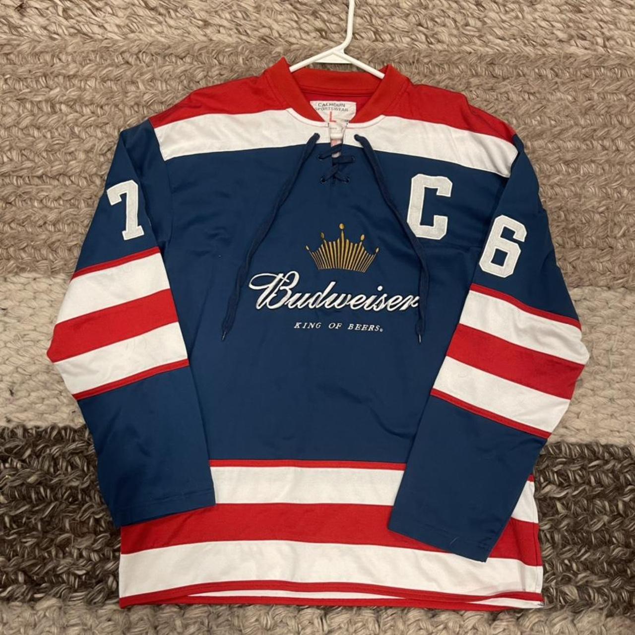 Beers Blue Hockey Jersey