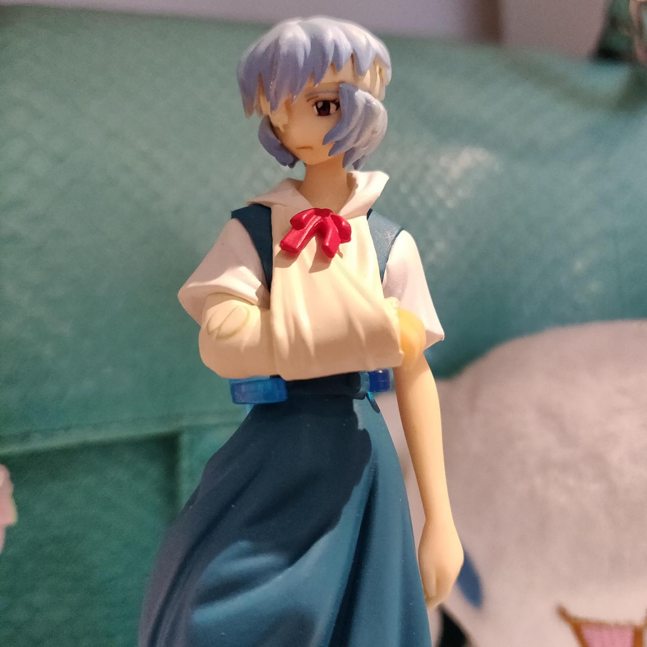 Evangelion small rei Figure item ships from... - Depop