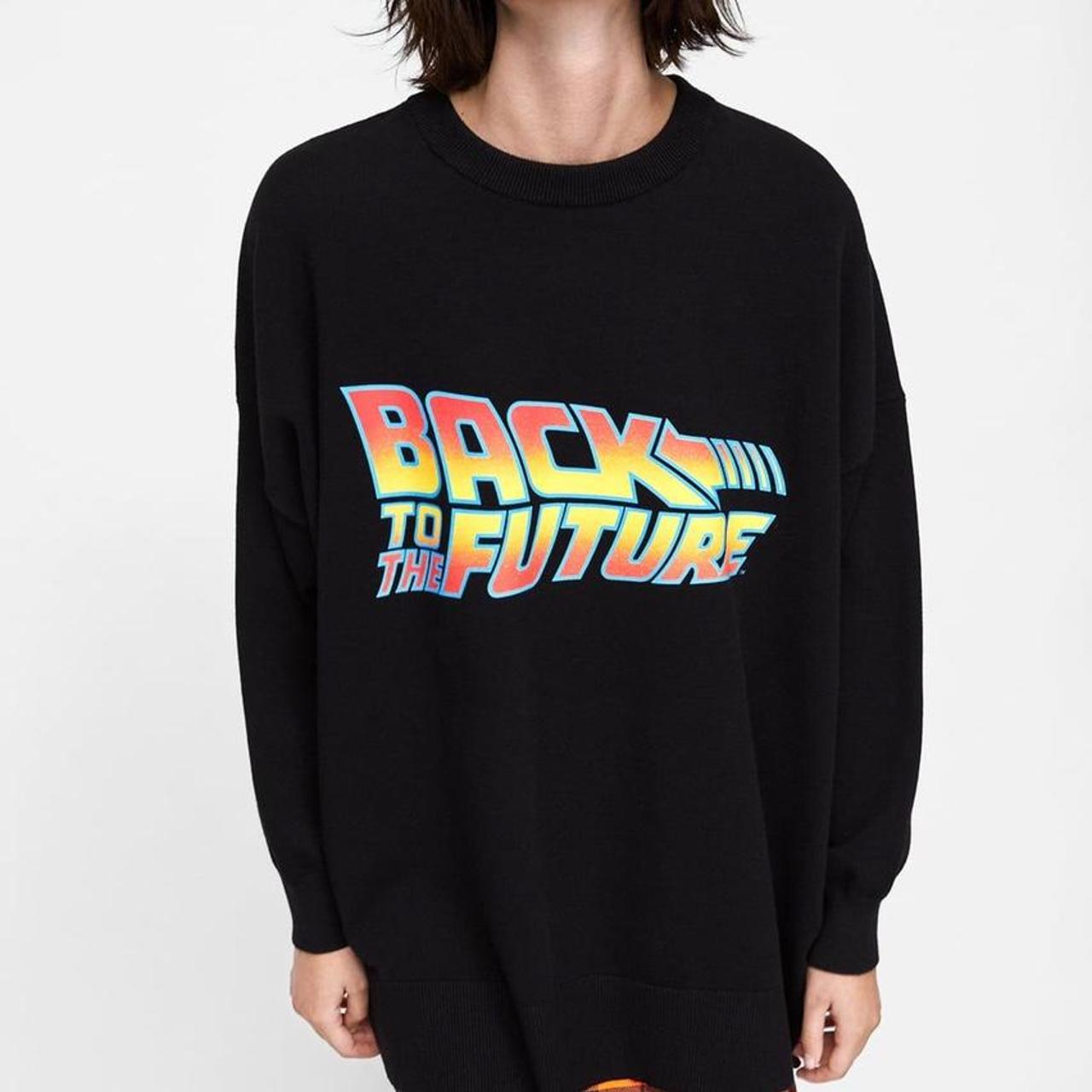 back to the future sweatshirt zara