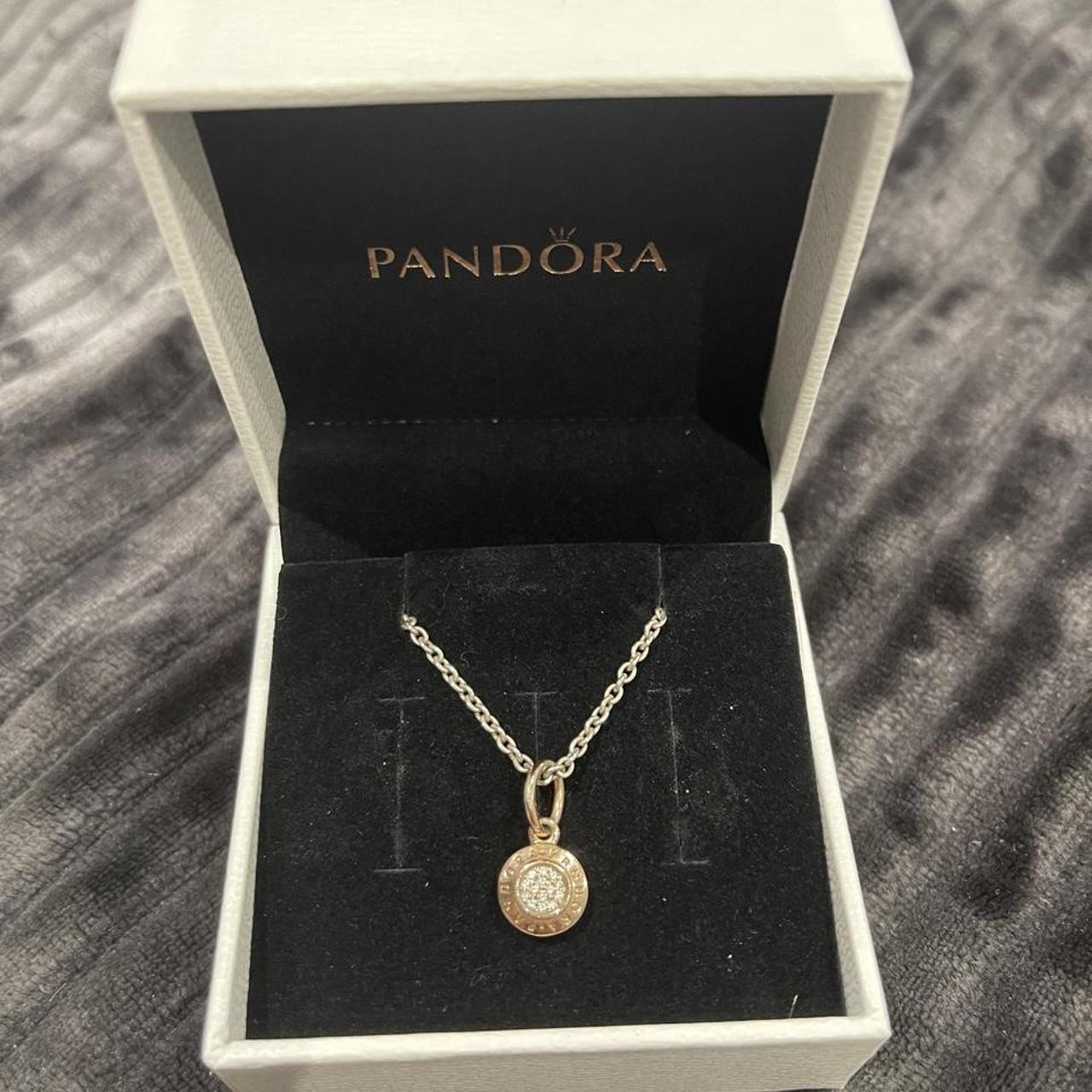 Pandora rose gold necklace💜 Box included🌸 Some... - Depop