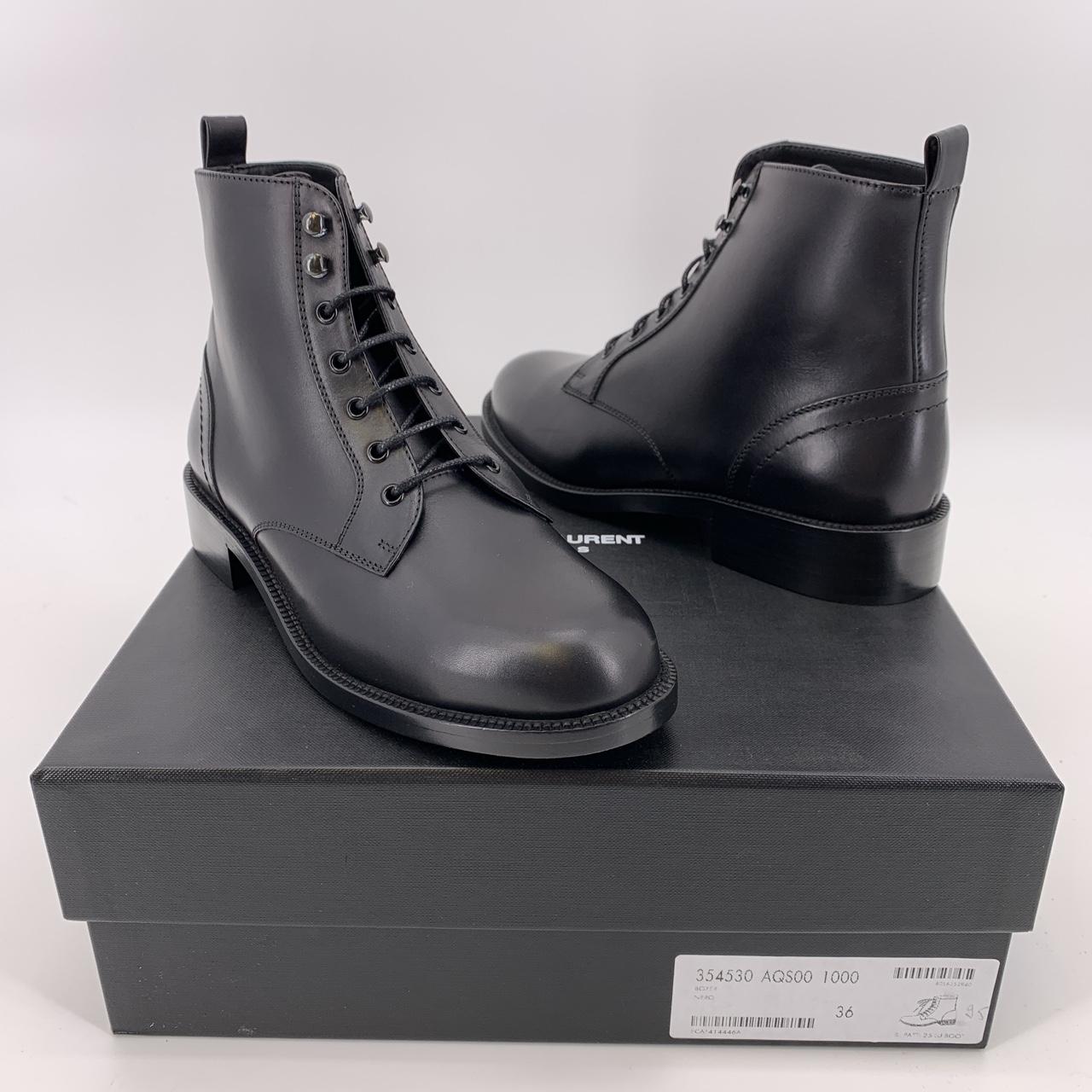 Saint laurent hot sale patti boots