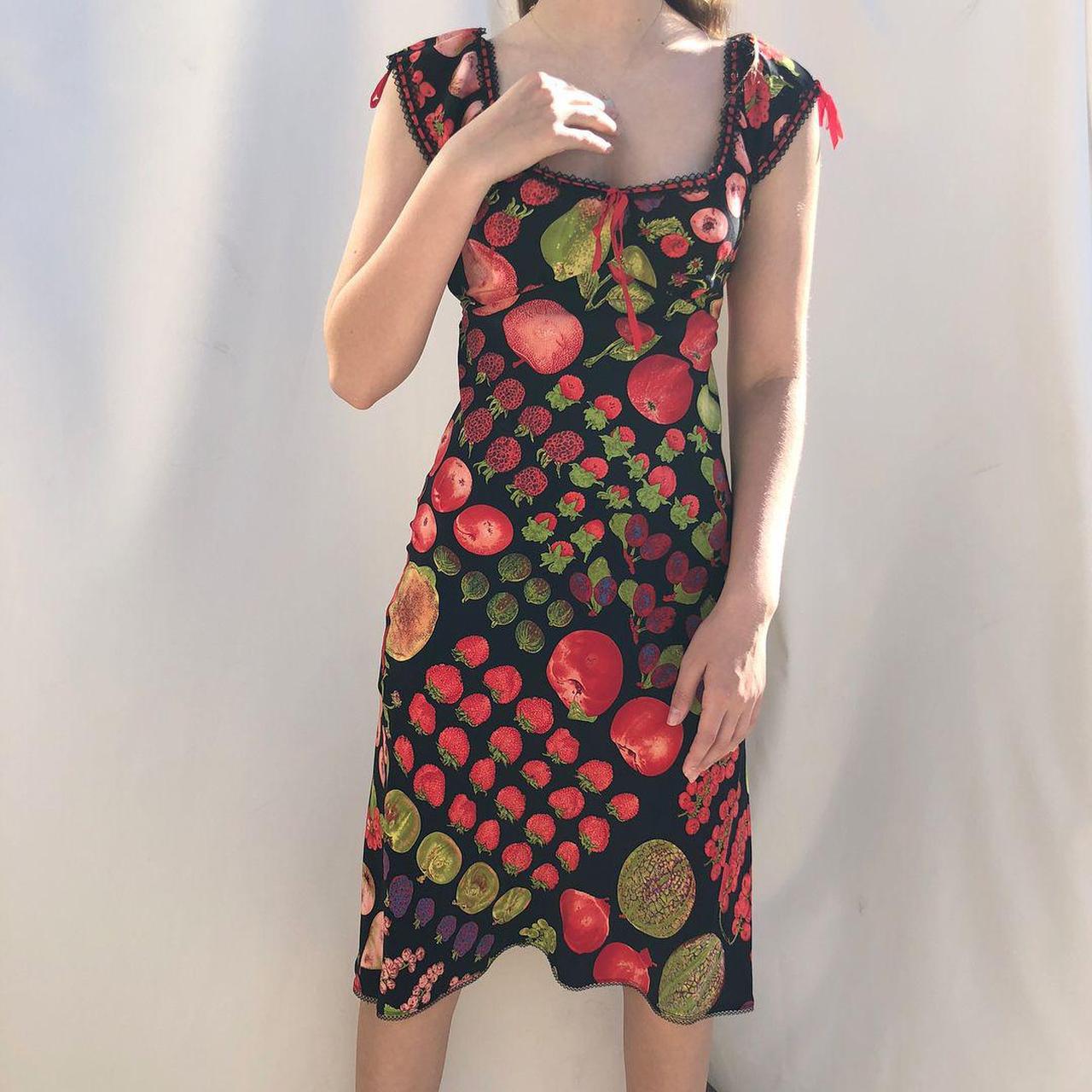 betsey johnson fruit dress