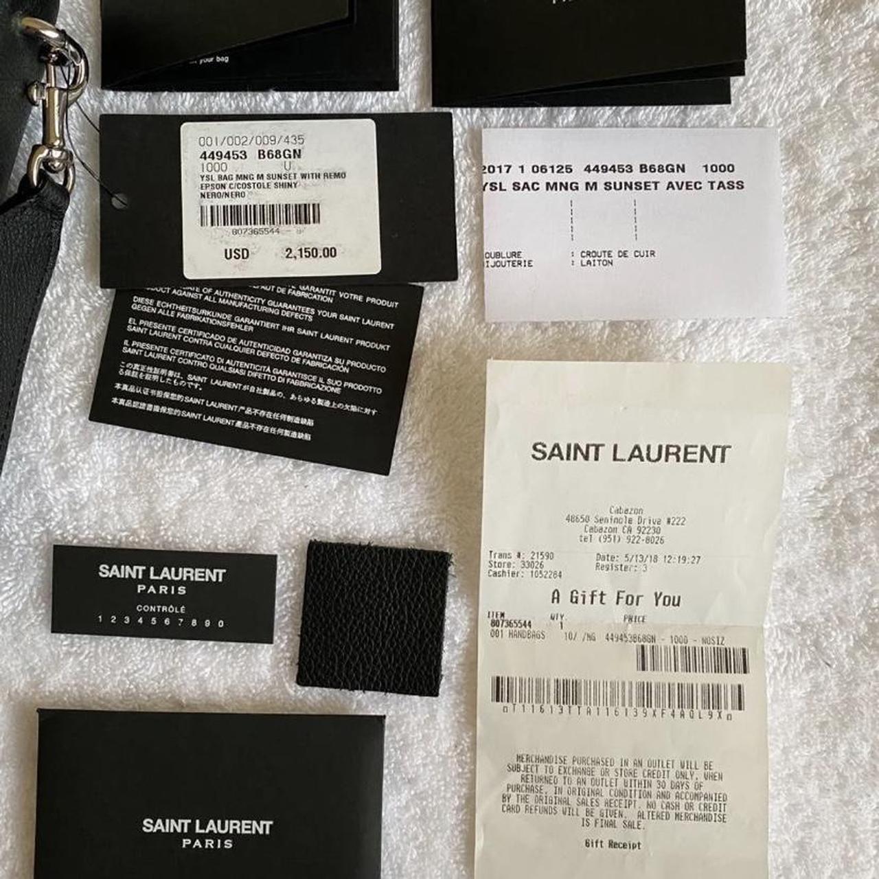 YSL wallet with box brand new olive green #ysl - Depop