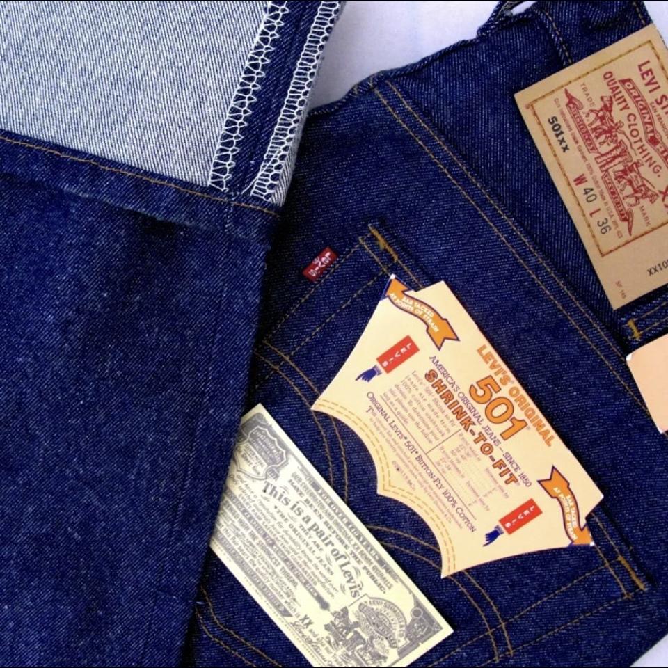 Levis Vintage Clothing LVC 501xx Retro Selvedge - Depop