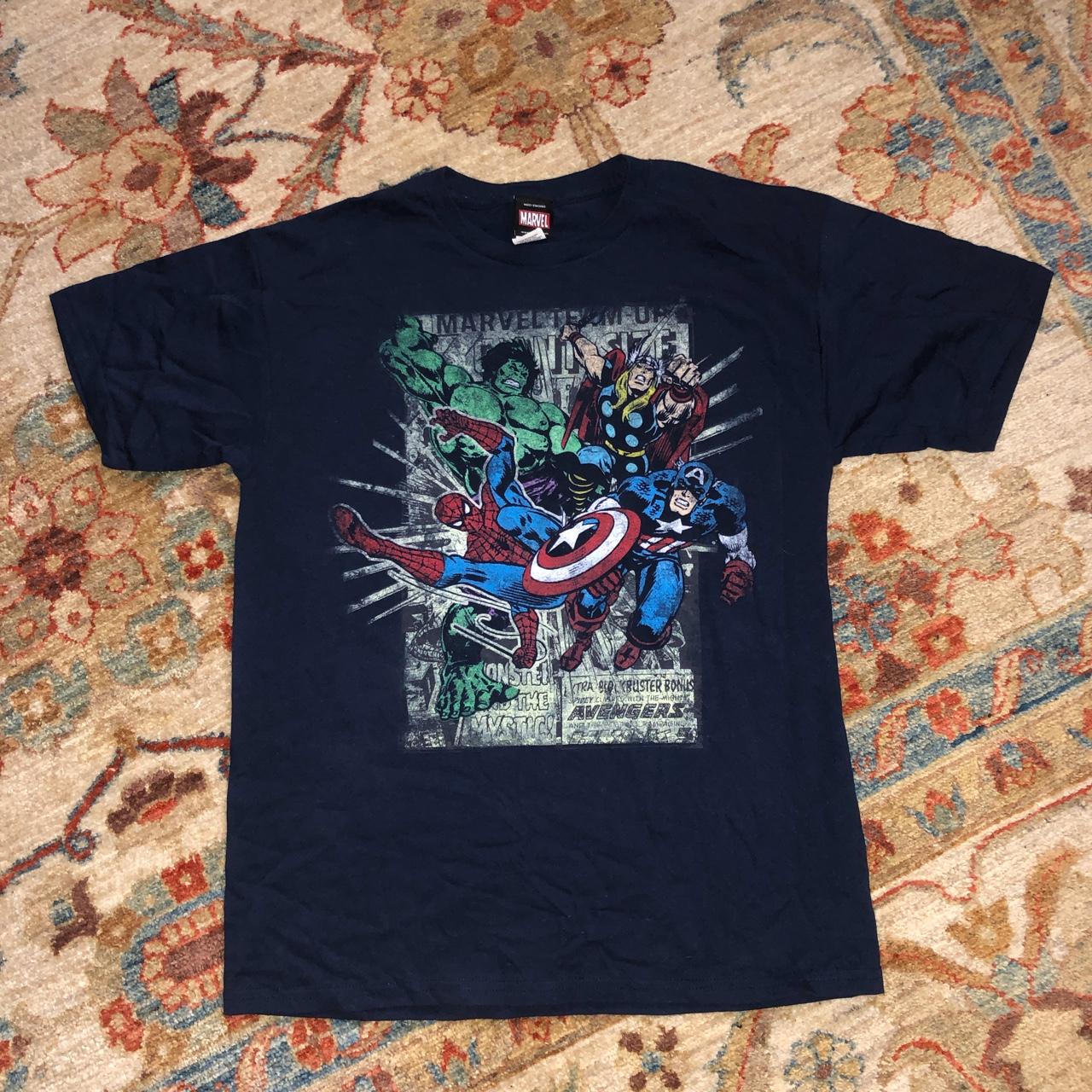 Mad Engine Marvel Super Heroes T-Shirt. Size Medium... - Depop
