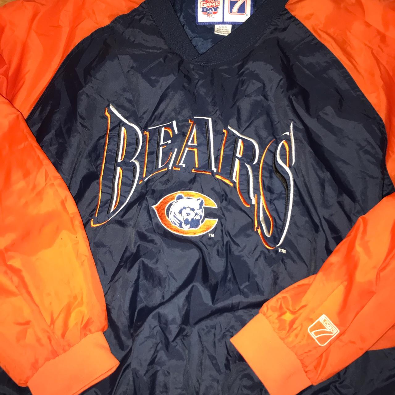 Chicago Bears Starter Vintage Windbreaker Jacket Size orders XL