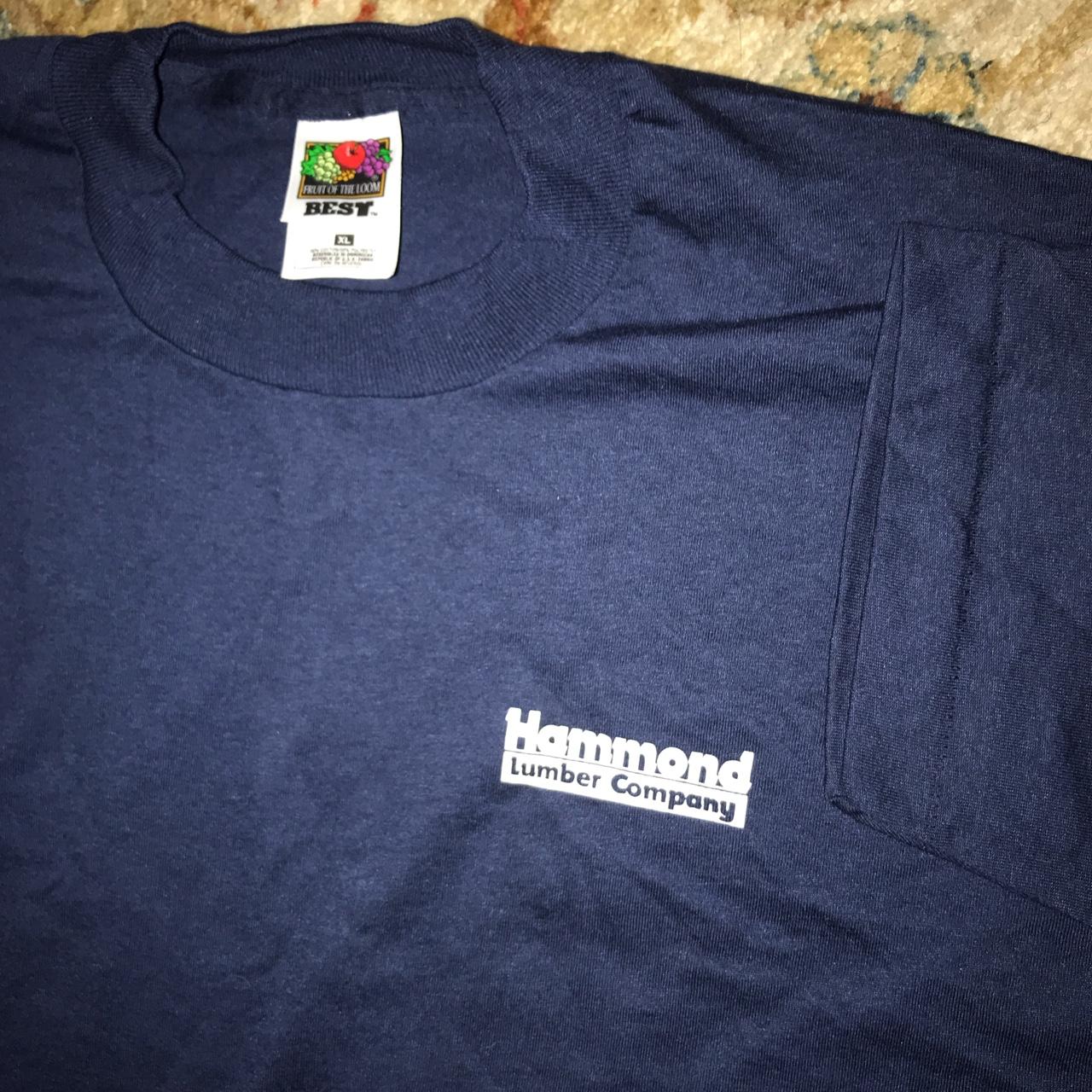 Vintage 90s single stitch Deadstock Hammond Lumber... - Depop