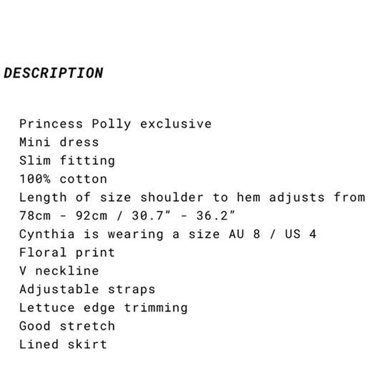 Princess Polly Adelaide mini dress BNWOT size... Depop